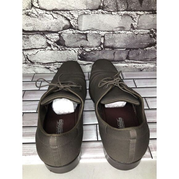 Mark Nason Dress Knit Oxford Gray Taupe Comfort Casual Walk Shoes Women Sz 12M - Picture 9 of 16